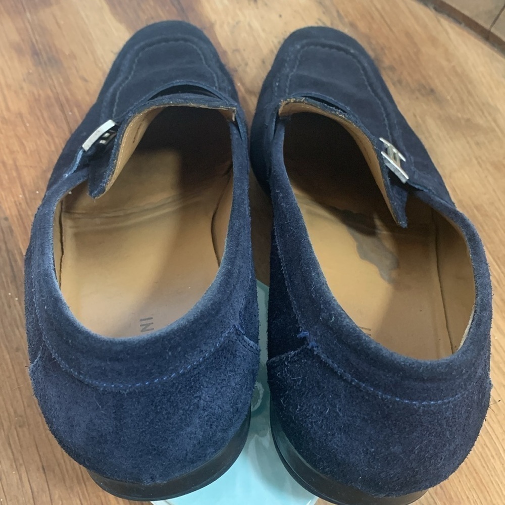 Magnanni | Blue Suede Slip On Loafers Shoes 9.5 M - Picture 7 of 16